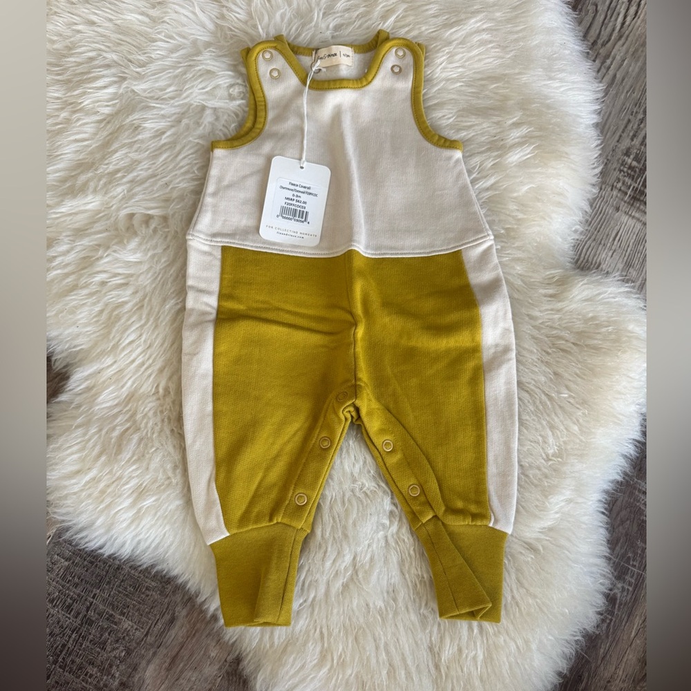 Fin & Vince chartreuse overall
